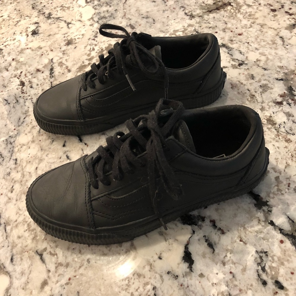 Vans Old Skool Sneaker Classic Tumble Black Mono